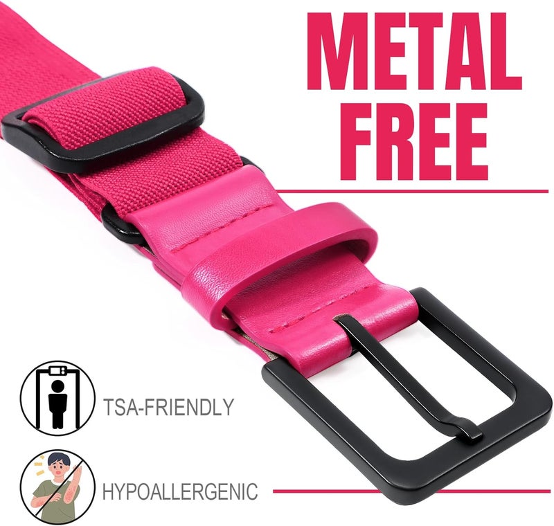 Werforu Baseball Socks and Non-Metal Nickel-Free Belt-Adjustable Belt with Non-allergic Plastic Buckle Softball Socks for kid - Image 2